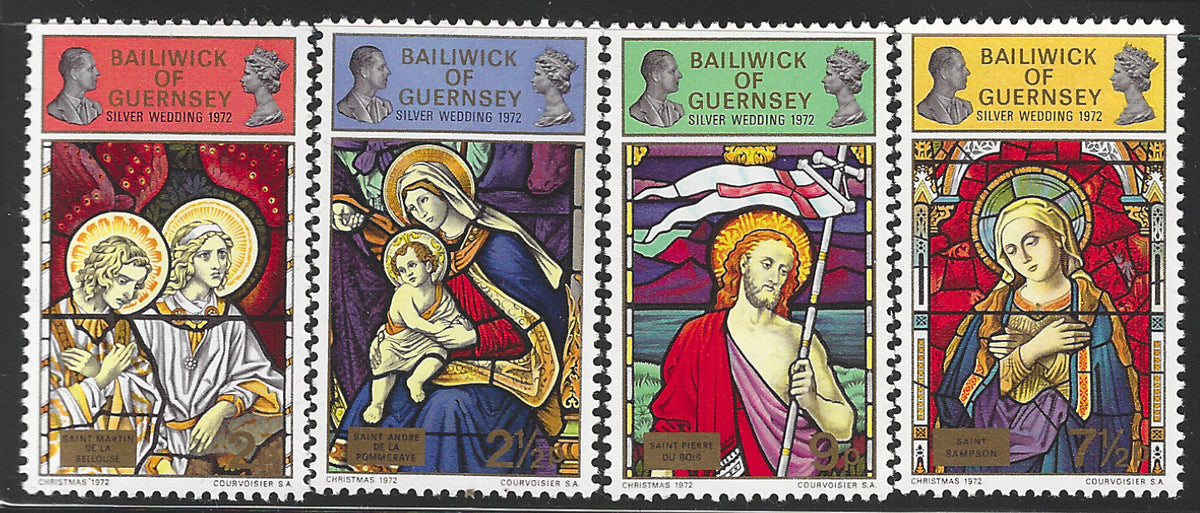 Guernsey Silver Wedding, 1972, Mint  - VVV2181