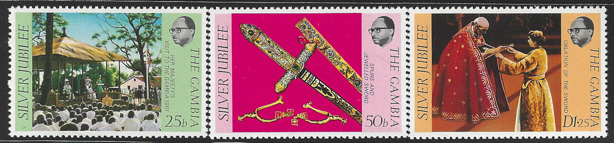 Gambia stamps - Silver Jubilee - VVV2230