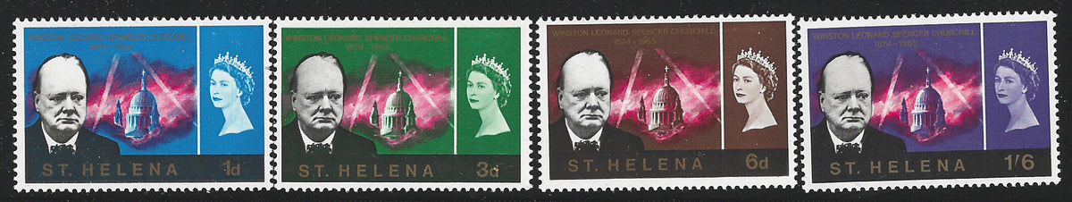 St. Helena - Winston Churchill, Complete, 1966,  Mint - VVV2235