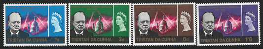 Tristan Da Cunha - Winston Churchill, Complete, 1966,  Mint - VVV2237