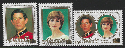Aitutaki - Royal Wedding - Diana, 1981 - VVV2351