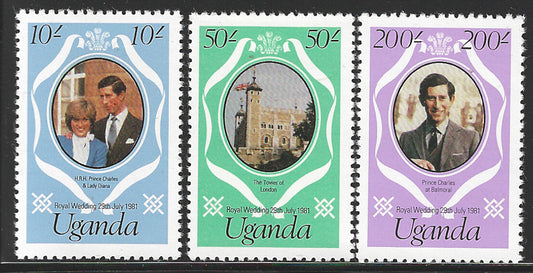 Uganda - Royal Wedding - Diana, 1981 - VVV2352