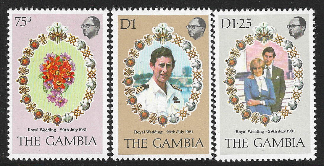 The Gambia - Royal Wedding - Diana, 1981 - VVV2392