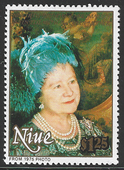 Niue - 90 th Anniversary of the Birth of Queen Elizabeth the Queen mother, 1990,  Mint  stamps  - VVV02806