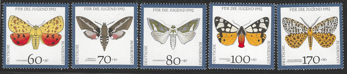 Germany 1992 Butterflies Set,  Mint  stamps   - VVV02808