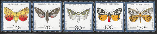 Germany 1992 Butterflies Set,  Mint  stamps   - VVV02808