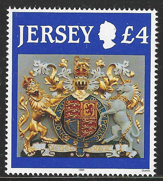 Jersey - Face Value 4 Pounds Coat of arms,  Mint  stamps   - VVV02809