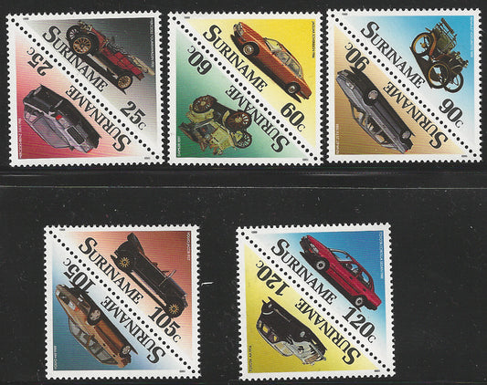 Suriname , Setenant Cars,  Mint  stamps  - VVV02830