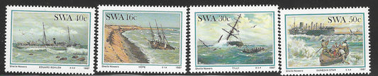 SWA Stamps  set - Shila Nowers, Ships, Mint - VVV02845