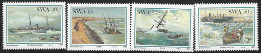 SWA Stamps  set - Shila Nowers, Ships, Mint - VVV02846