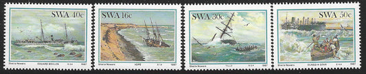 SWA Stamps  set - Shila Nowers, Ships, Mint - VVV02847