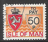 Isle of Man - Used Stamps - To pay - WWSS012329