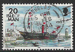 Isle of Man - Used Stamps , Ship - WWSS012445